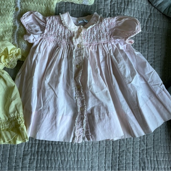 Nannette and Various Brands Vintage lot of two dresses sweater - Yellow and Pink - Picture 3 of 16
